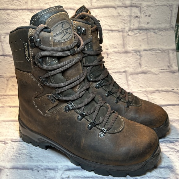 Cabela's Meindl Leather Hunting Bootsace-Up Gore-Tex Vibram Outsole 9D 5493-46 - Picture 1 of 16